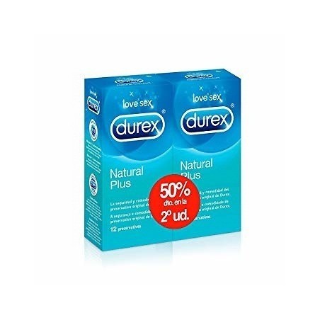 Durex Natural Plus Preservativos 12 + 12uds