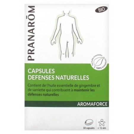 Pranarom BIO Aromaforce Defensas Naturales 30 Cápsulas
