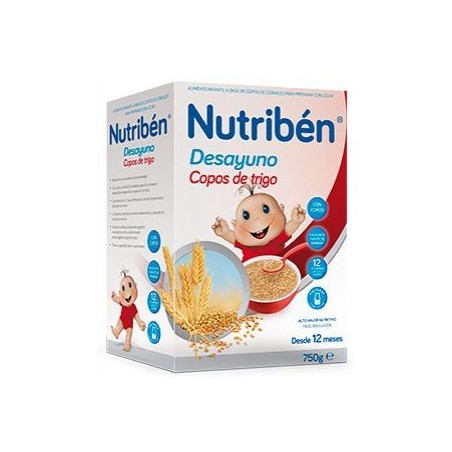 Nutribén Desayuno Copos De Trigo 750 gr