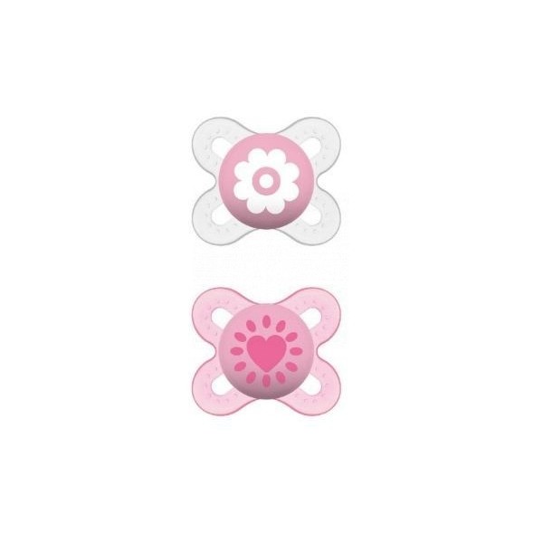 Mam Chupete Silicona Start Rosa Pack 2uni