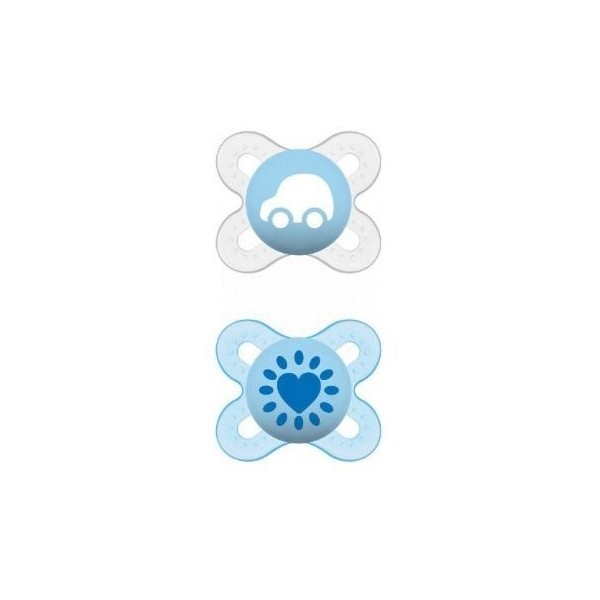 Mam Chupete Silicona Start  Azul Pack 2uni