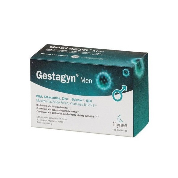 Gestagyn Men Gelatina Blanca 60 Cápsulas