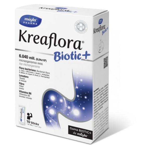 Mayla Kreaflora Biotic+ Fresa 10 Sticks