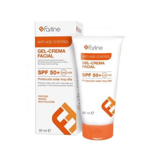 Farline Anti Age Control Gel Crema Facial SPF-50+ 50ml