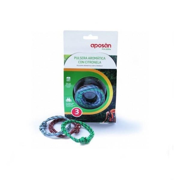 Aposán Pulsera Aromática Citronela 3uds