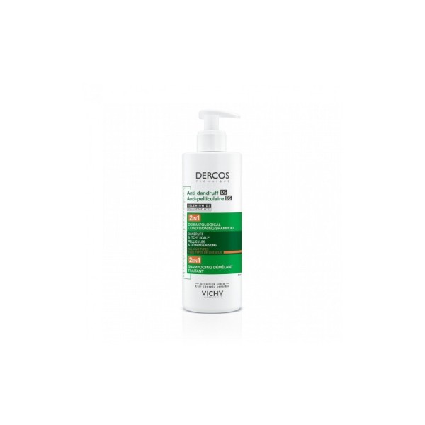Vichy Dercos Champu Anticaspa 2 En 1  1 Envase 390 ml