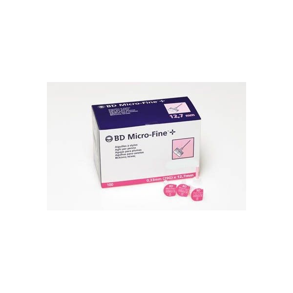 Bd Microfine Aguja 29g (0,33x12,7mm) 100uds