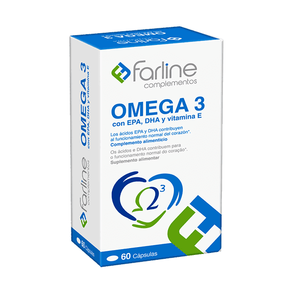 Farline Omega-3 y Vitamina E 60 Cápsulas