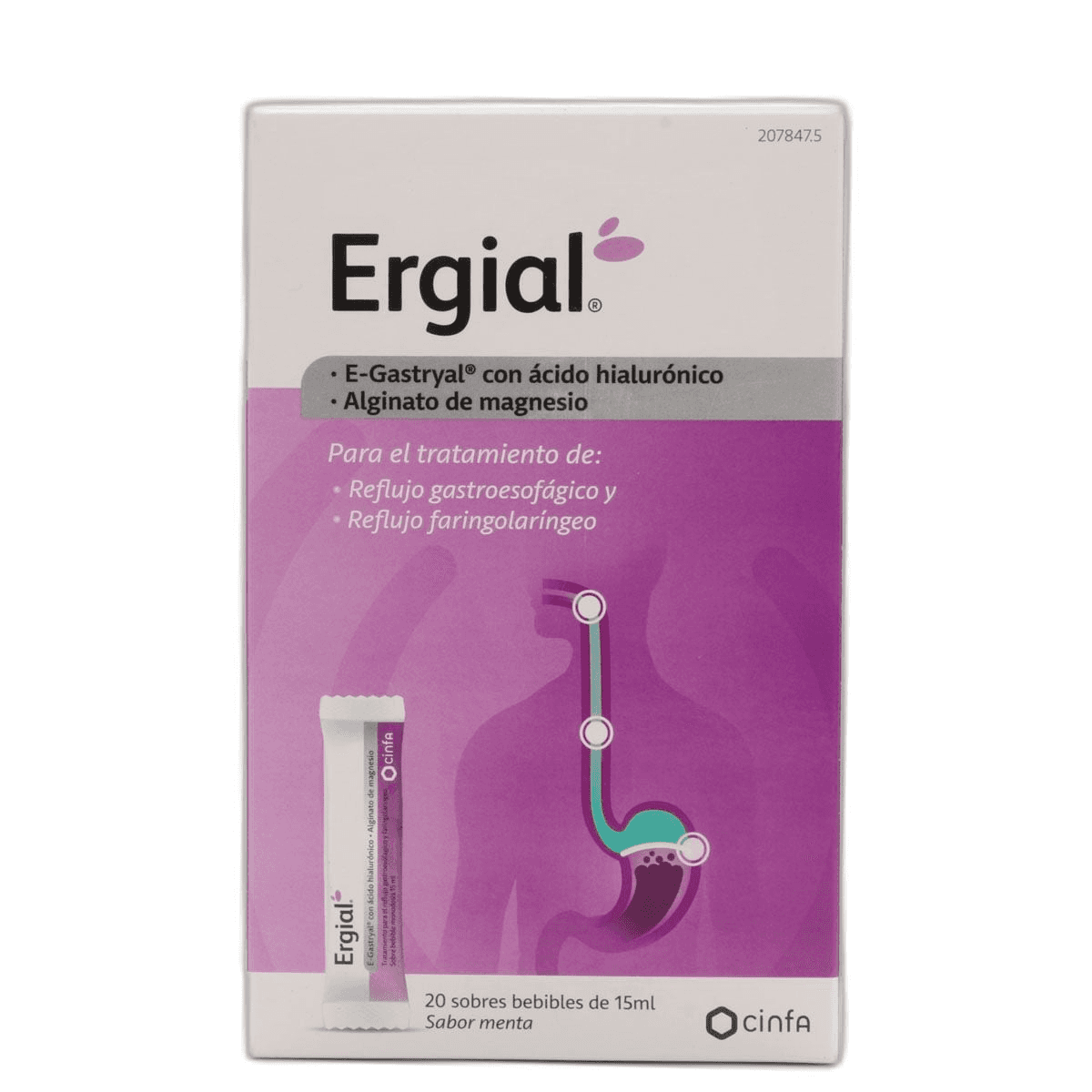 Cinfa Ergial 20 sobres bebibles 15ml