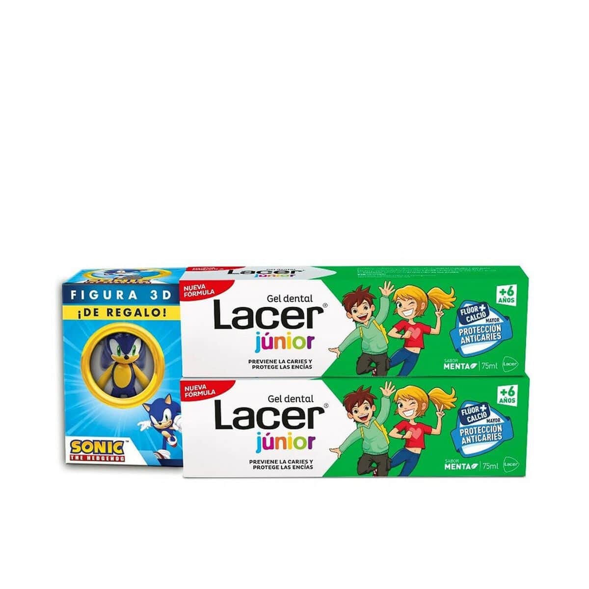Lacer Duplo Junior Menta 2x75ml