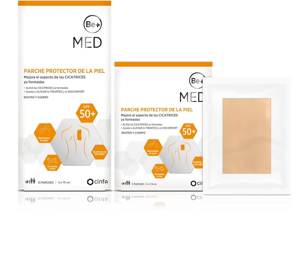 Be+ Med Parche Protector de la Piel 15x4cm 10 unidades
