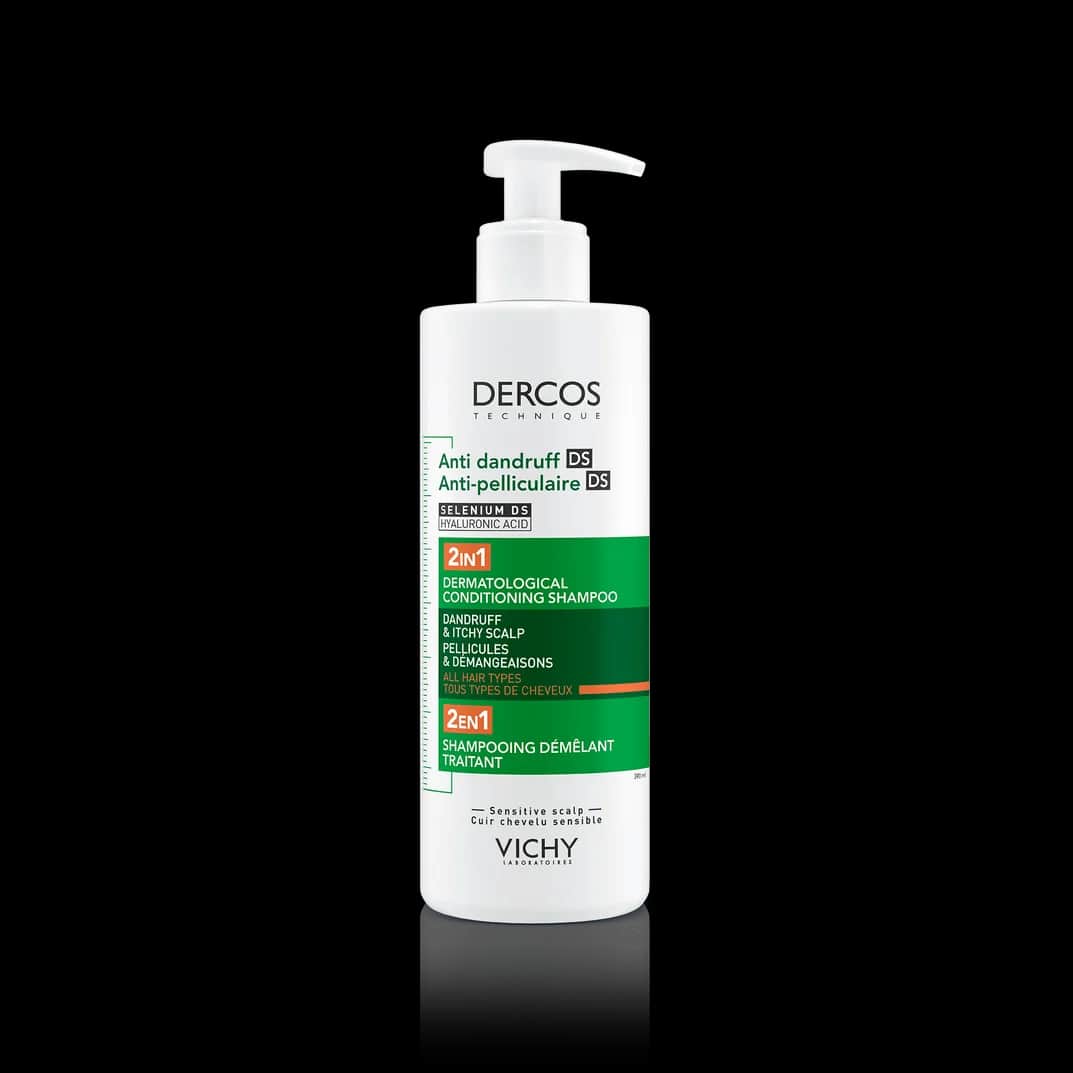 Vichy Dercos Champú Acondicionador Anticaspa DS 2 en 1 390ml