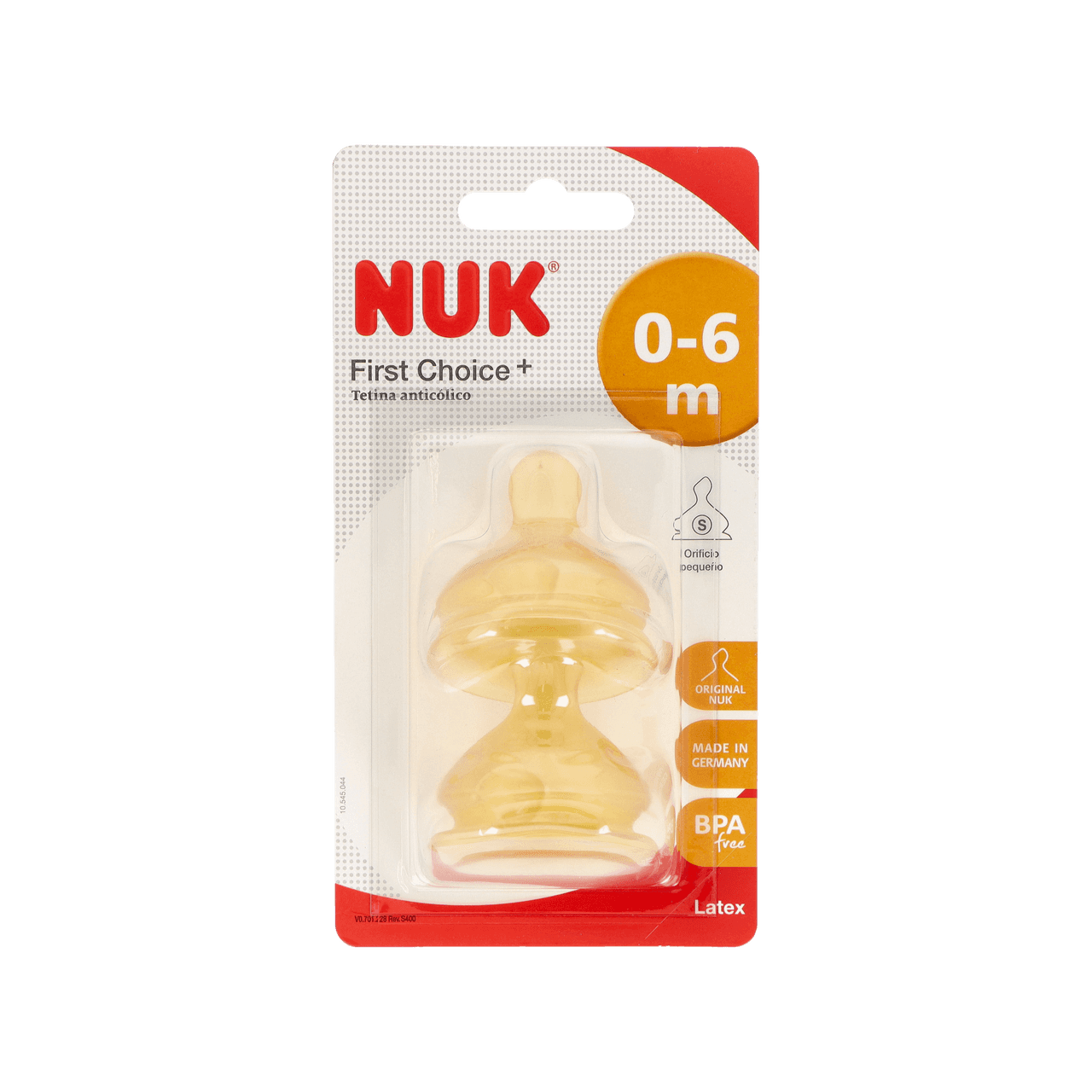 Nuk First Choice Tetina Latex Talla 1 S 2 unidades