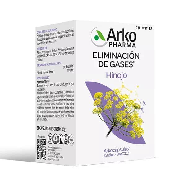 Arkopharma Arkocapsulas Hinojo 84 Cápsulas