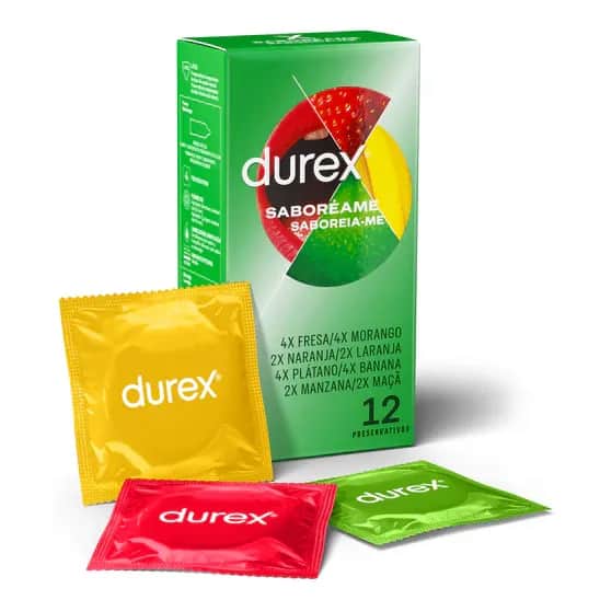 Durex Saboreame Preservativos con Sabores 12 unidades
