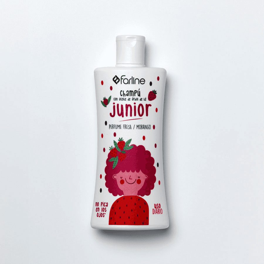Farline Champú Aceite Árbol del Té Aroma Fresa 250ml