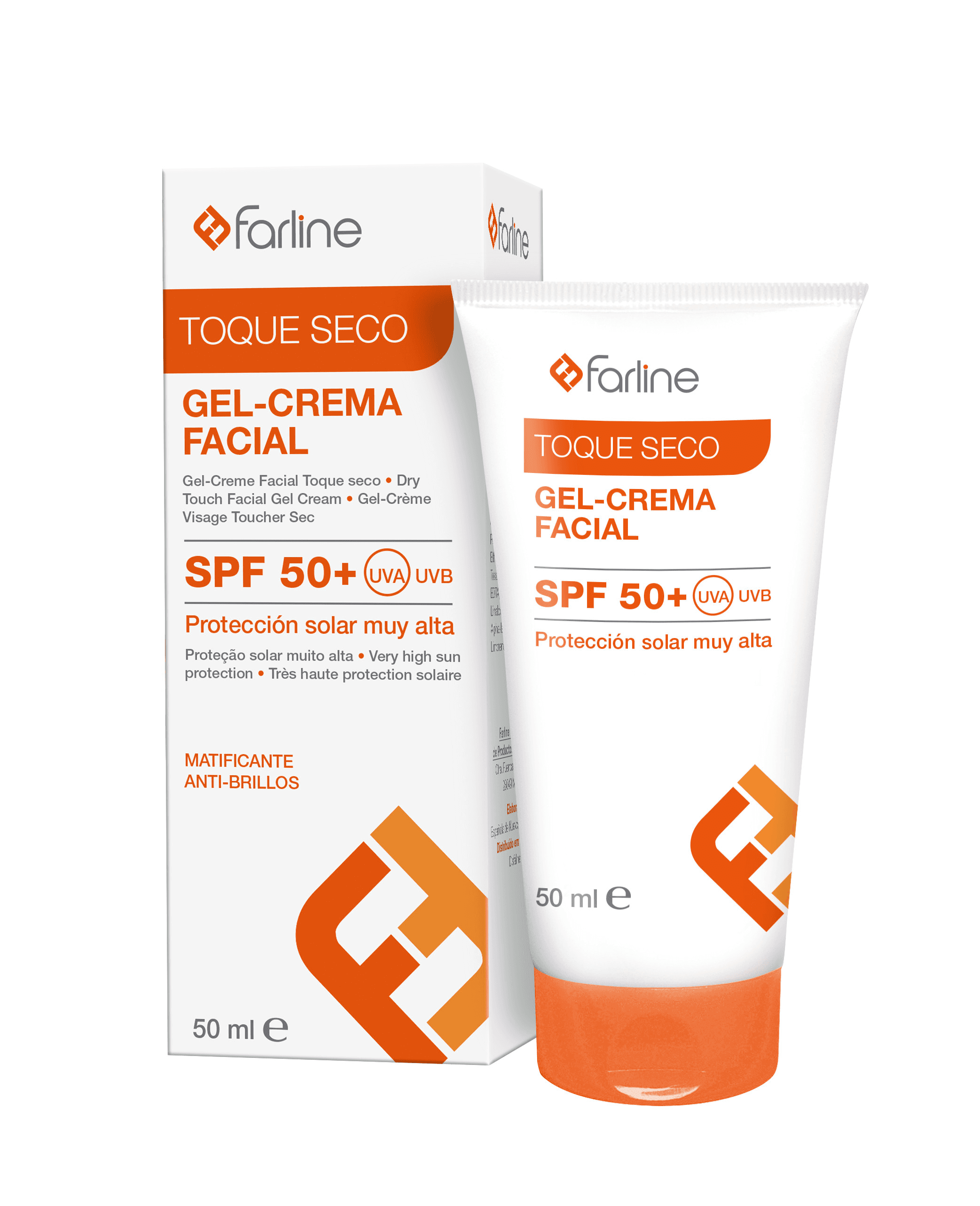 Farline Gel Crema Facial Toque Seco SPF50+ 50ml