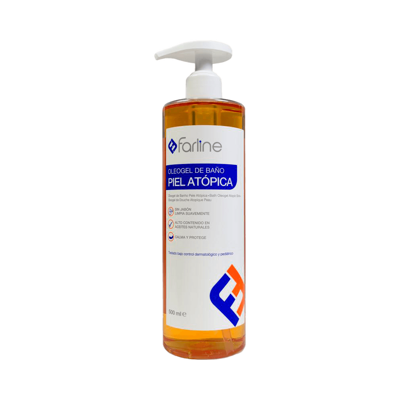 Farline Oleogel de Baño Piel Atópica 500ml