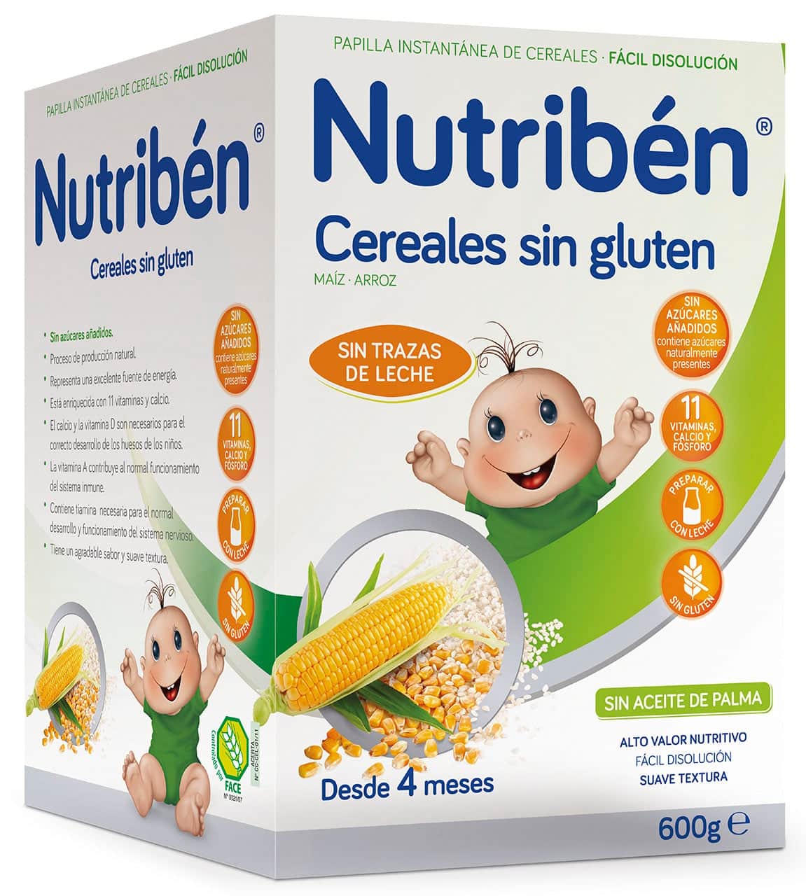 Nutribén Cereales sin Gluten 600g