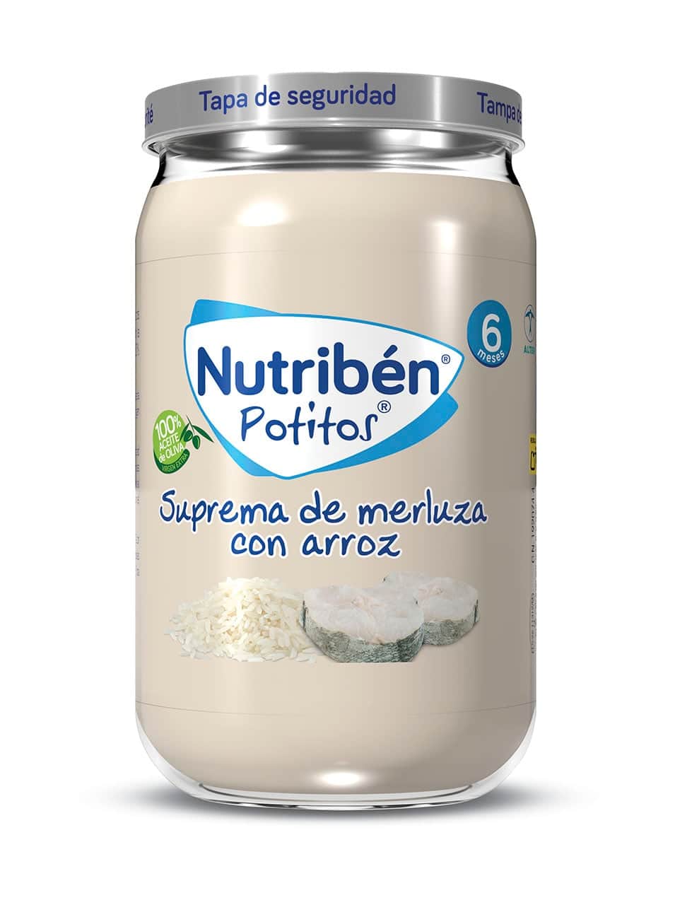 Nutribén Potito Suprema de Merluza com Arroz 235g